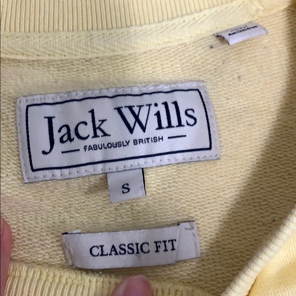 Jack wills yellow crew neck. Small. - Picture 3 of 3